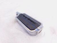 Single Harley Touring FXR Dyna & Softail Flames Chrome & Rubber Footpeg Footrest - C3 Cycle