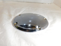Harley Davidson Twin Cam Dyna & Softail Left Engine Chrome Derby Clutch Cover - C3 Cycle