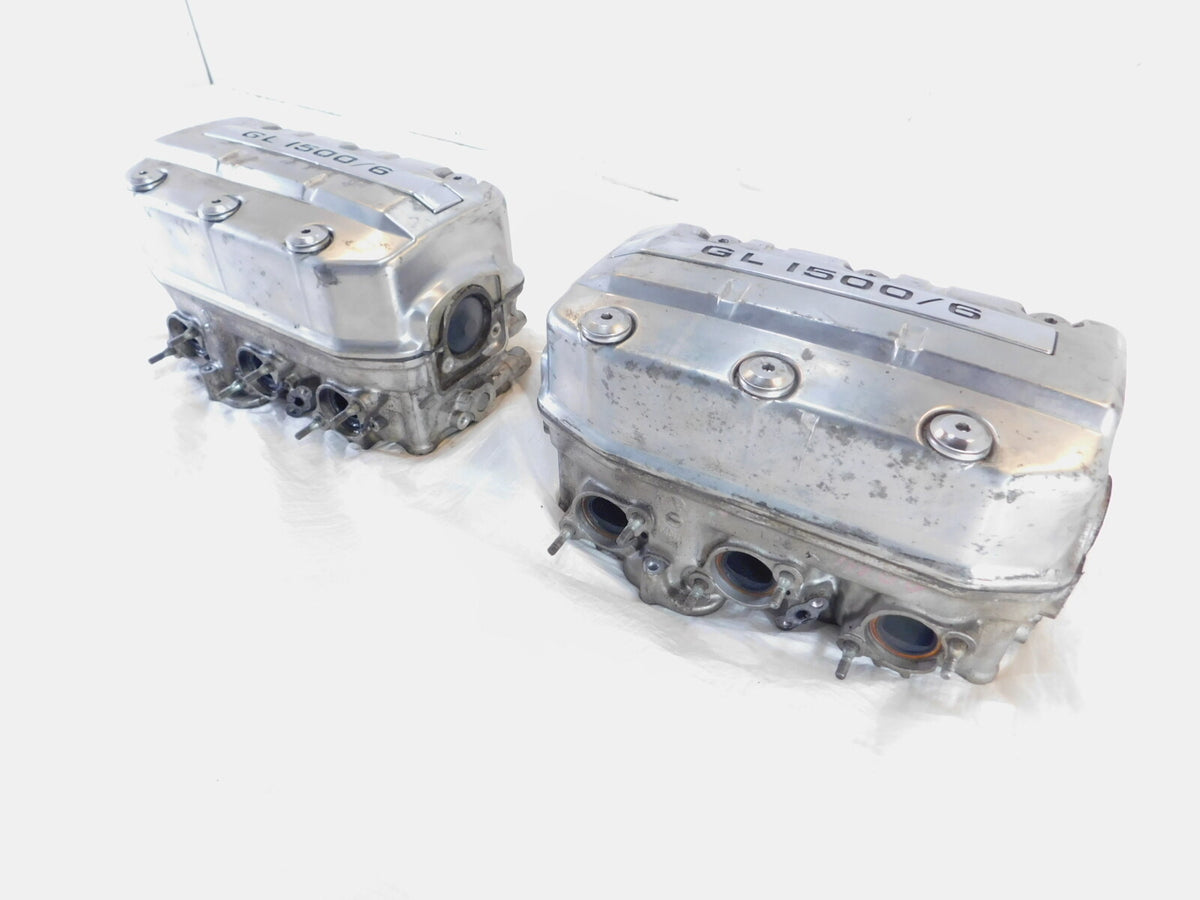 1988 & 1989 Honda Goldwing GL1500 Left/Right Cylinder Heads w/ Valves & Covers