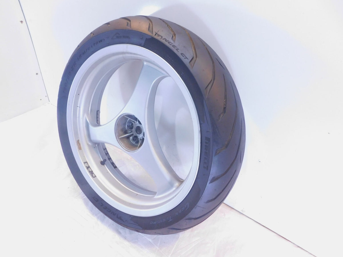 BMW R1100R R1100RT R1100RS R850R & K1 K1100LT Cast Silver Rear Wheel Rim & Tire - C3 Cycle