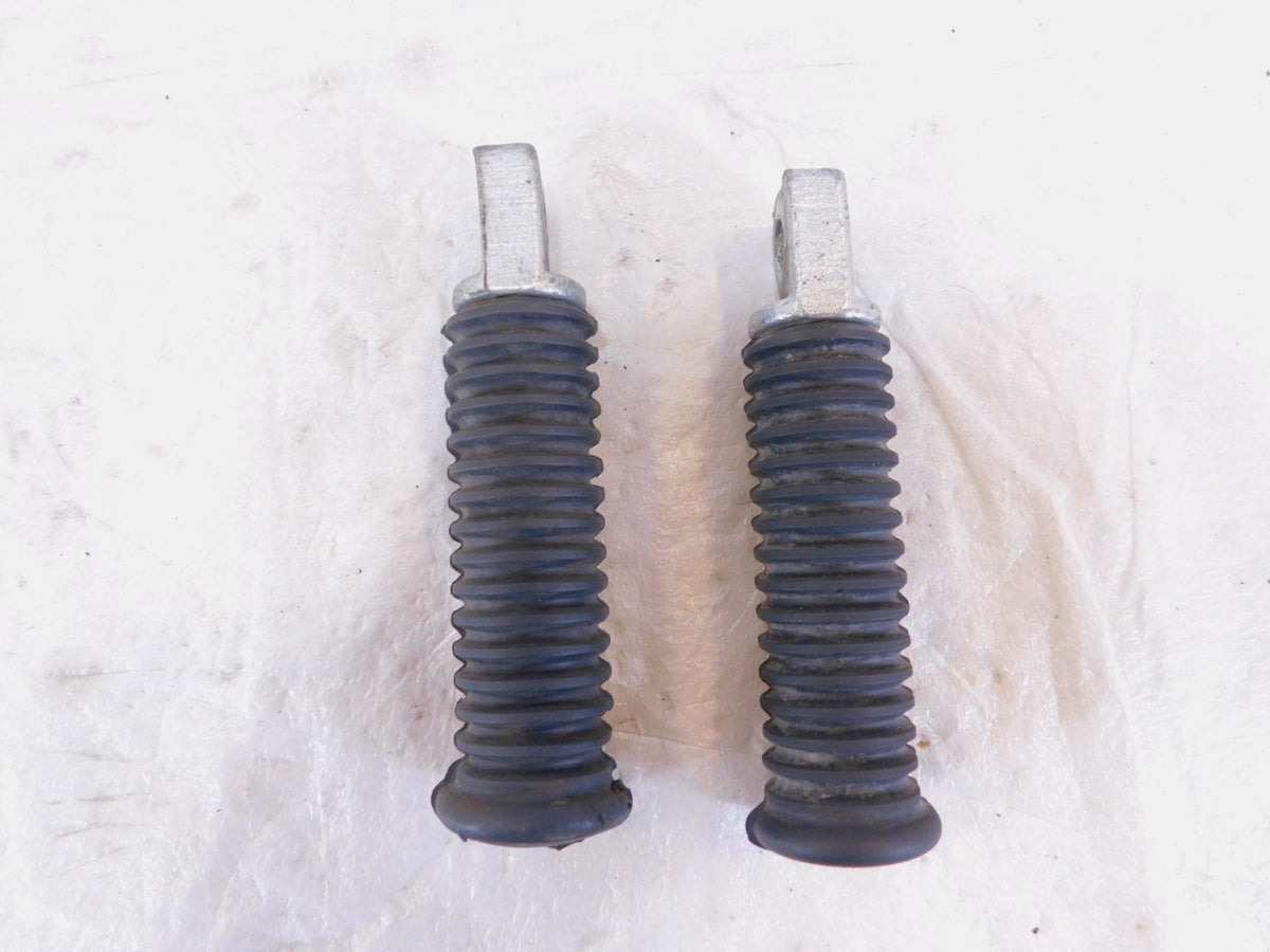 Harley Davidson Touring Dyna Sportster & Softail Black Front Footpeg Footrests - C3 Cycle