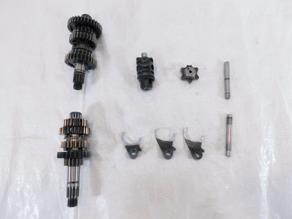 1996-2007 Kawasaki KL650 KLR650 OEM Transmission Gears w/ Shifter Drum & Forks - C3 Cycle