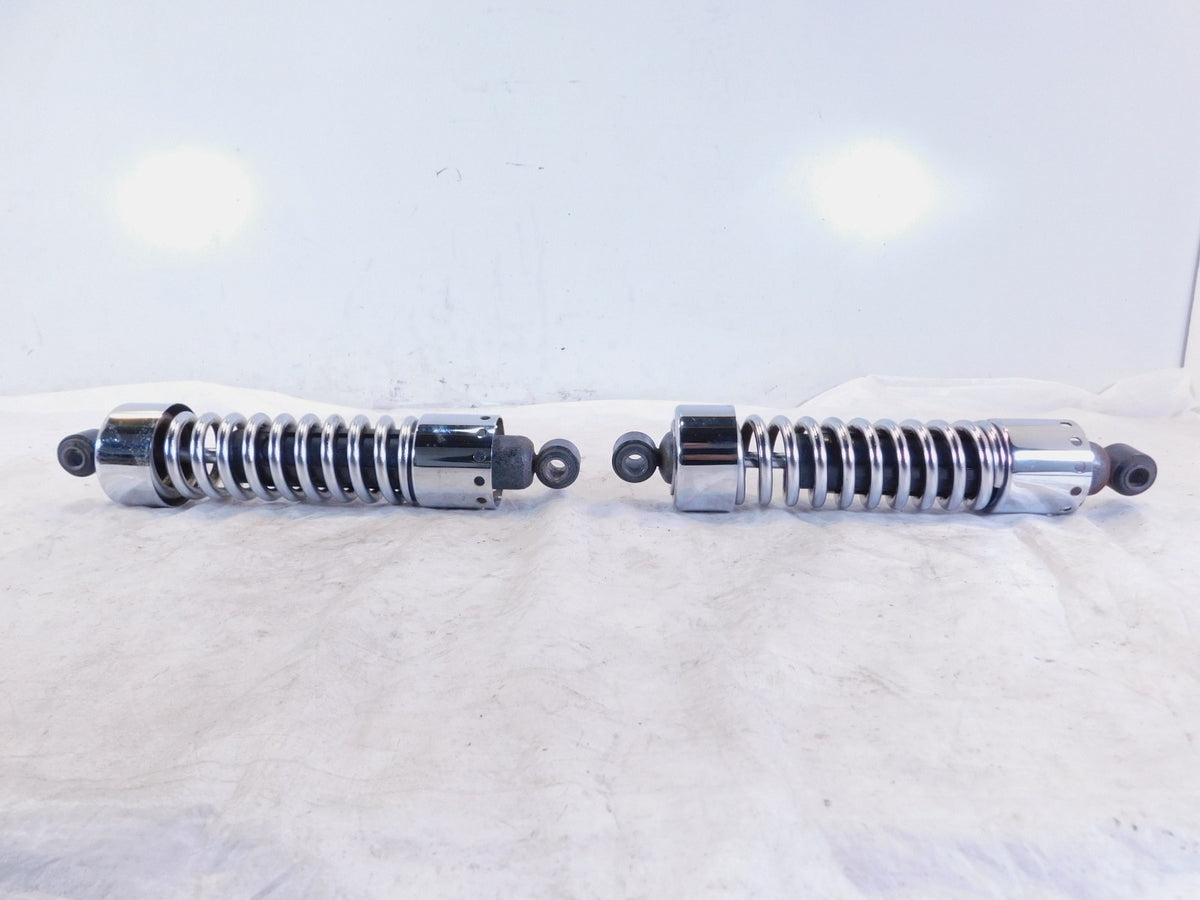 One Harley Davidson Dyna Super & Wide Glide 12 1/2" Chrome Rear Shock Absorbers - C3 Cycle