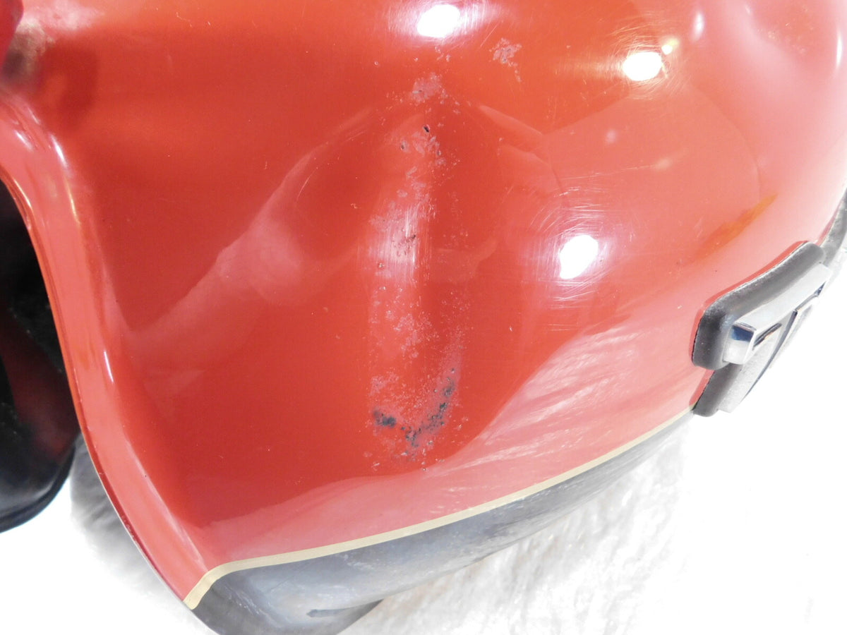 Triumph America & Speedmaster Red / Black Gas Petrol Fuel Tank Reservoir  -Dents