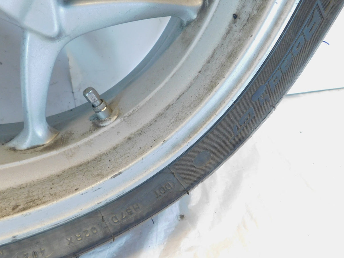 2005-2013 BMW R1200RT R1200ST R1200 RT ST R900RT Silver Back Rear Wheel w/ Tire - C3 Cycle