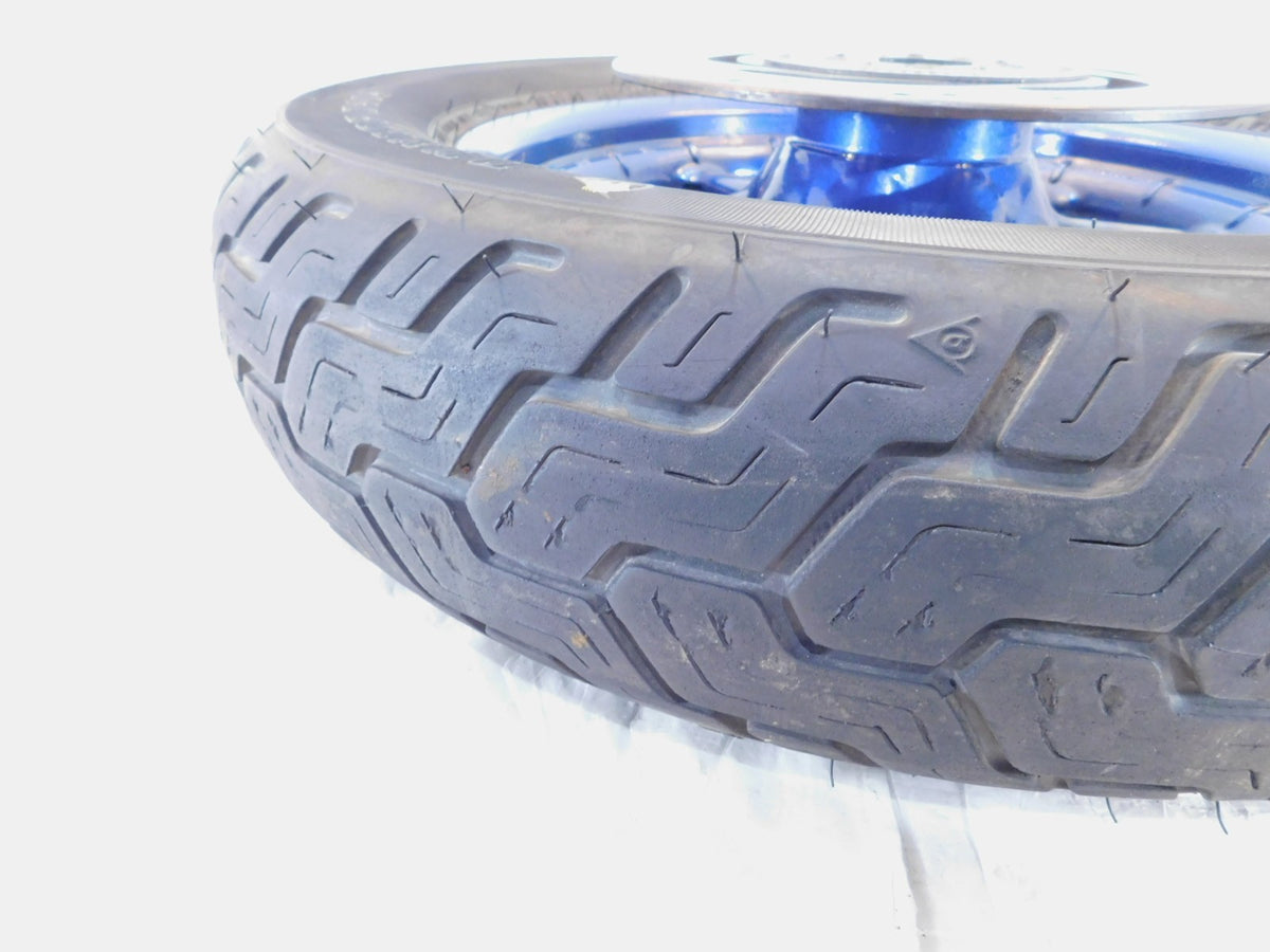 Harley Touring Road Street & Electra Glide Blue Mag Cast Rear Wheel Rim & Tire - C3 Cycle