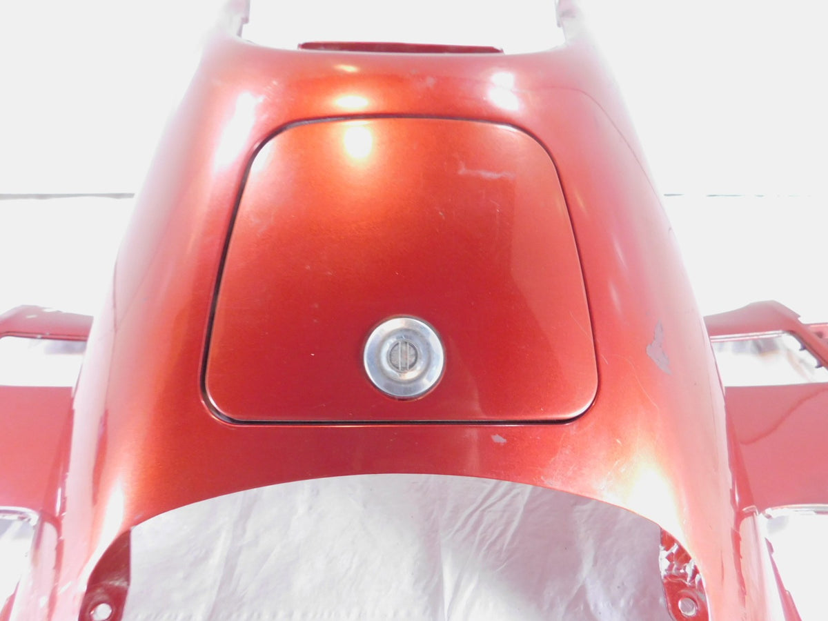 Honda GL1800 Goldwing 1800 Red Front Inner Dash Console Fairing Cowling Plastic - C3 Cycle