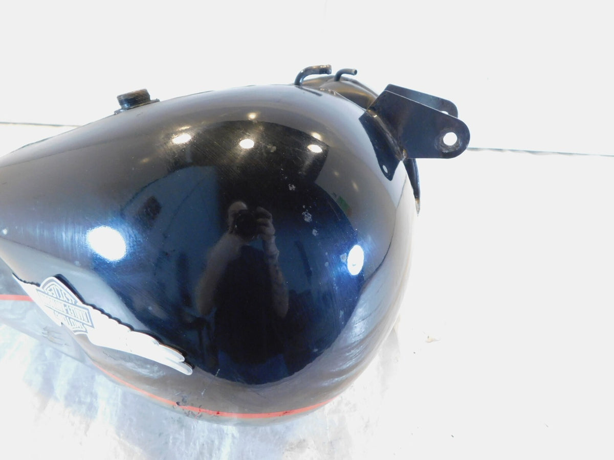 1989-1991 Harley Davidson Touring Tour Electra Glide Black Fuel Gas Tank - HOLE - C3 Cycle