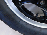 80-82 Honda CB650 CB750 Custom 650 750 Black Rear Wheel Rim & Tire 2.5"x16" - C3 Cycle