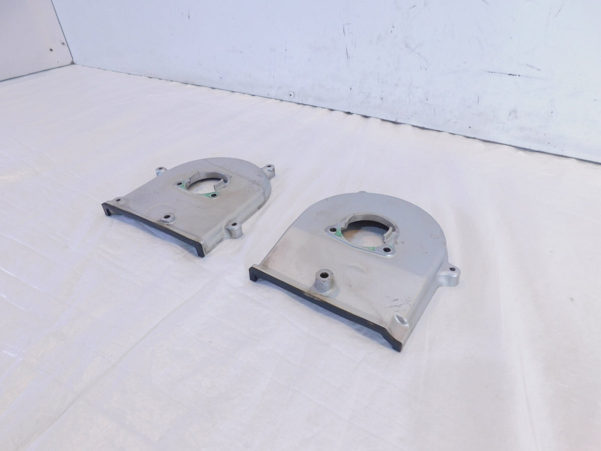 1990-2000 Honda GL1500 Goldwing 1500 Silver Front Left/Right Timing Belt Covers - C3 Cycle
