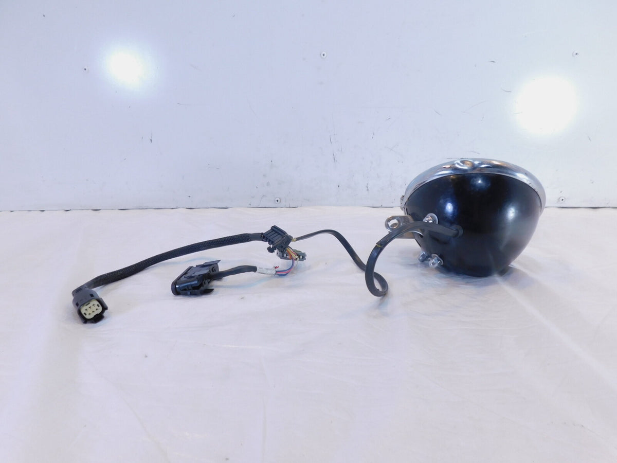 2011-2013 Harley Davidson Softail Blackline Front Headlight Head Lamp & Harness - C3 Cycle