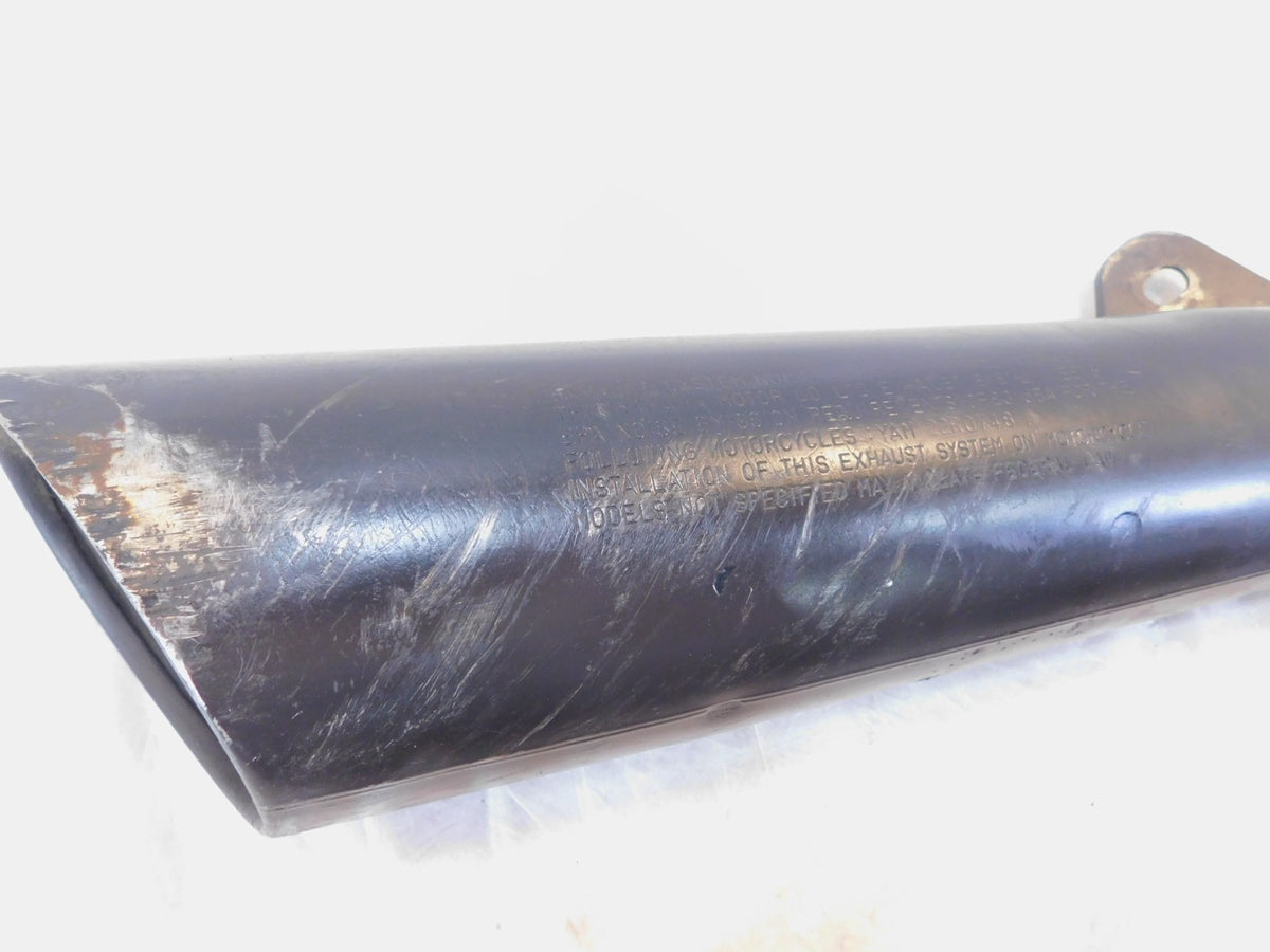 1982-1983 Yamaha XJ750 Maxim 750 Black Left/Right Exhaust Muffler System Pipes - C3 Cycle