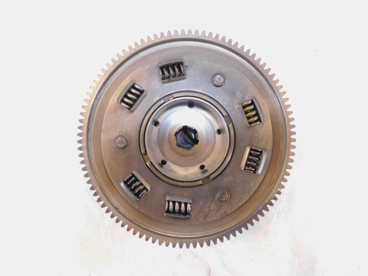 1982-1983 Yamaha XJ750 Maxim 750 Engine Clutch Basket w/ Pressure Friction Plate - C3 Cycle