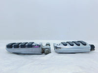 Harley Touring Dyna Sportster & Softail Large Chrome & Rubber Footpegs Footrests - C3 Cycle