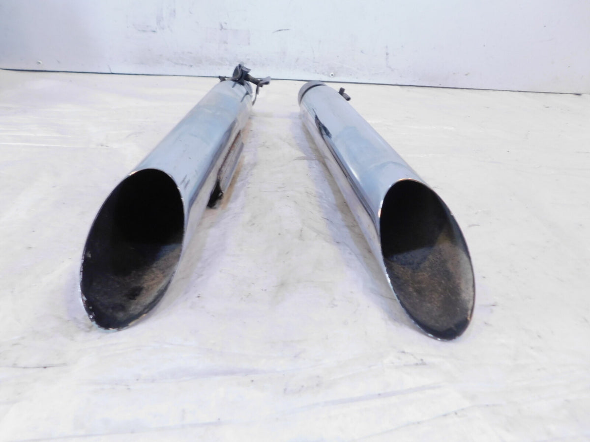 1991-1994 Harley Davidson Dyna Low Rider & Wide Glide Slash Cut Pipe Mufflers - C3 Cycle