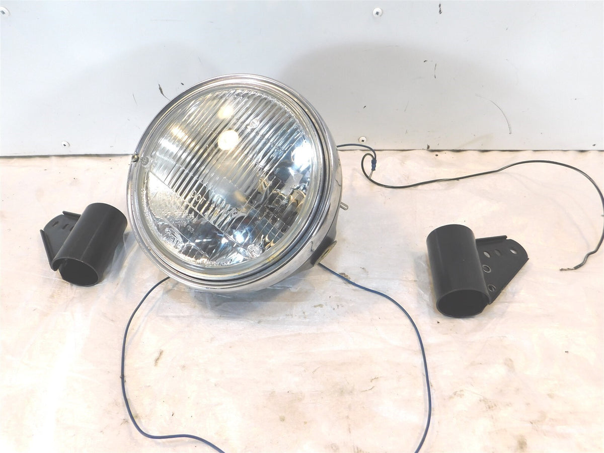 Harley Davidson XL Ironhead Sportster 1000 Cafe Racer Front Headlight Headlamp - C3 Cycle