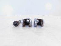 Pair Chrome Harley Davidson Softail Passenger Footpeg Peg Bracket Mount Supports - C3 Cycle