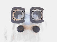 1999-2001 Buell X1 Lightning Black Front & Rear Cylinder Barrel Jugs w/ Pistons - C3 Cycle