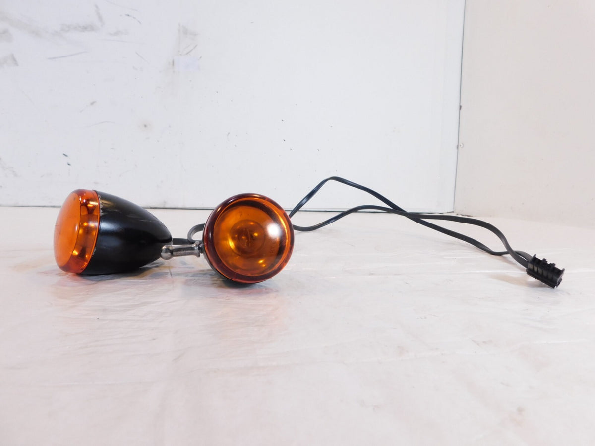 Harley Davidson V-Rod VRod VRSC & Sportster XR1200 Black Turn Signal Indicators - C3 Cycle