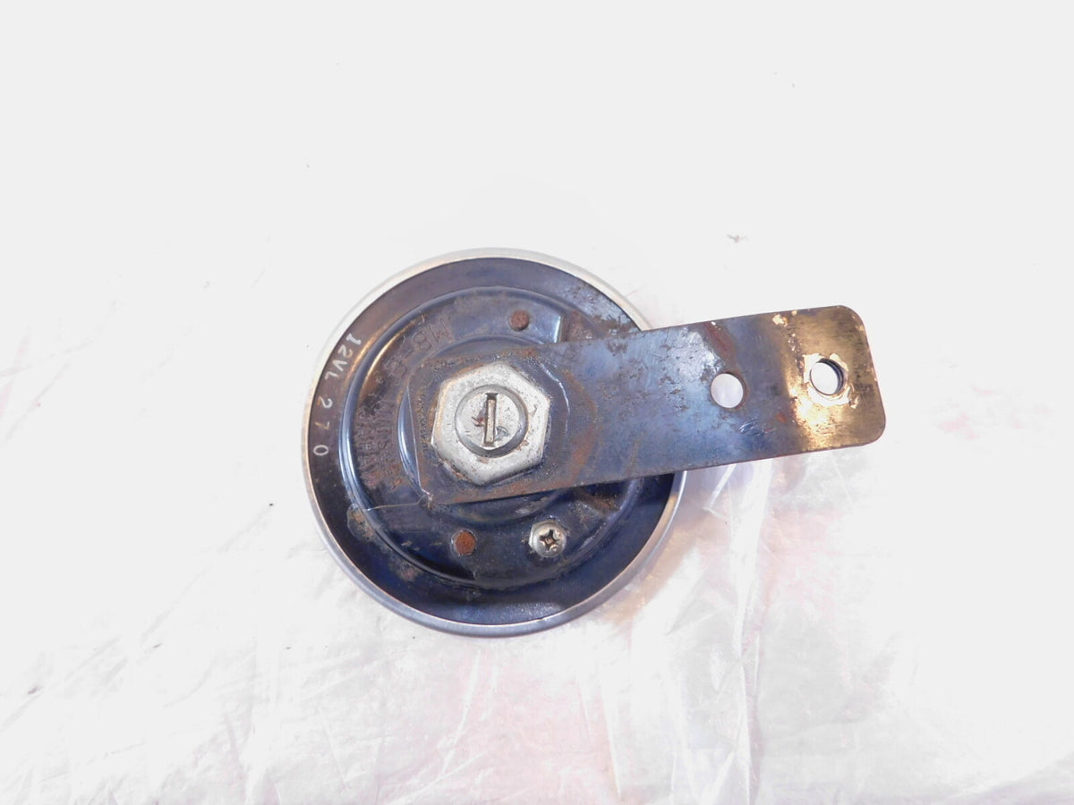 1983 83 Honda GL650 Silverwing 650 Black Low Tone Signal Horn & Mount Bracket - C3 Cycle