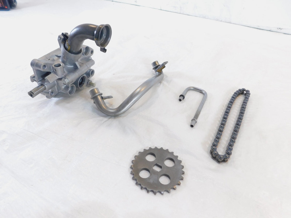 1995-2003 Honda VF750 VF750C Magna 750 Engine Motor Oil Pump Body Pipe & Chain - C3 Cycle