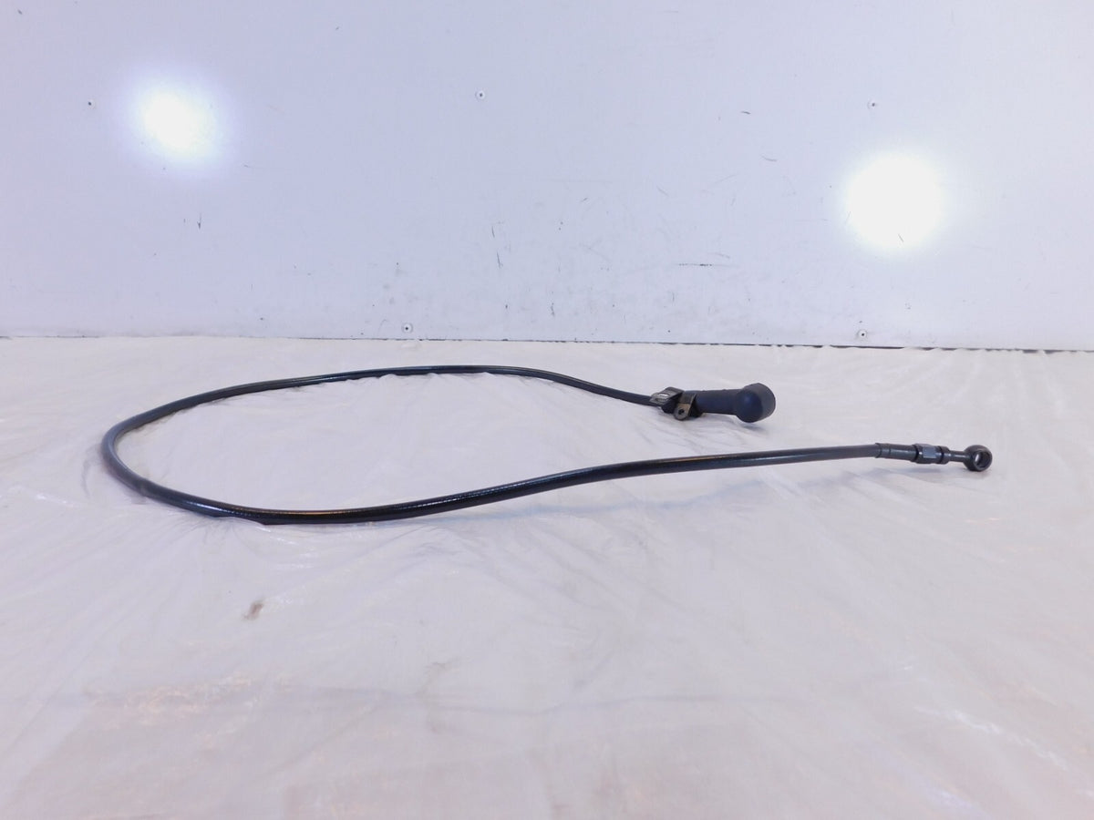 Harley Davidson Sportster 883 Hugger & 1200 Black Front Wheel Brake Line Hose - C3 Cycle