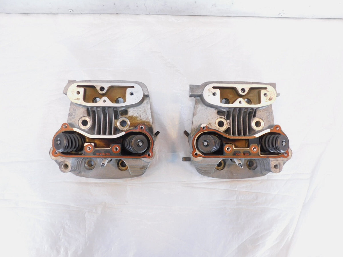 Harley Davidson Sportster 883 Hugger & Custom Silver Cylinder Heads w/ Valves - C3 Cycle