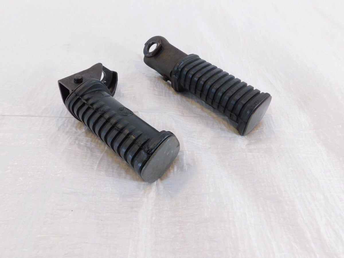 Harley Davidson Sportster 883 1200 Black Rear Passenger Footpegs & Brackets - C3 Cycle