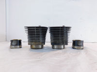 Pair Harley Davidson Sportster 883 Silver Cylinder Jugs w/ Pistons P/N: 16446-86 - C3 Cycle