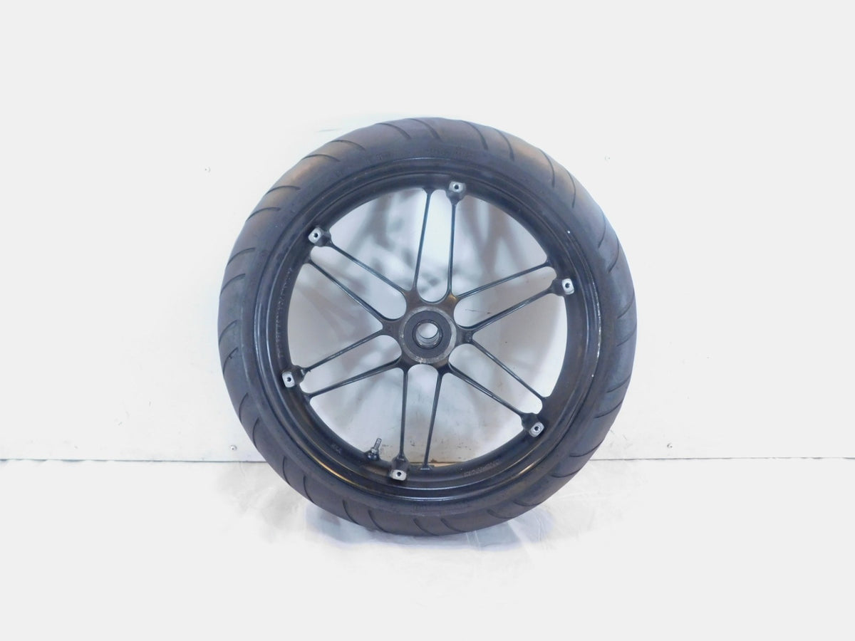 14-25 Erik Buell Racing EBR 1190SX 1190RX Hammerhead Front Wheel Rim & Tire Bent - C3 Cycle