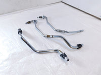 Harley Davidson Softail Heritage Classic Fat Boy Chrome Oil Tank Pipe Hose Lines - C3 Cycle