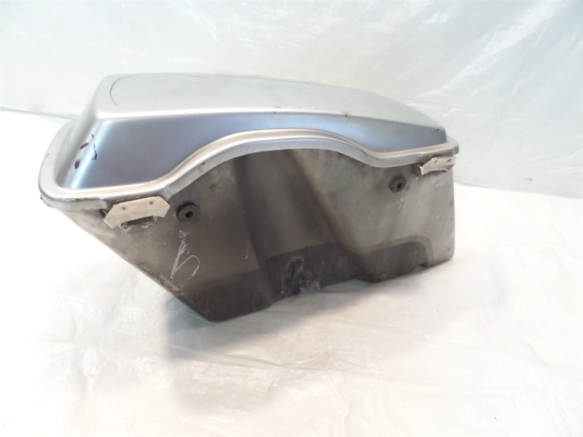 Harley Davidson Road King Electra Glide 100th Anniversary Silver Right Saddlebag