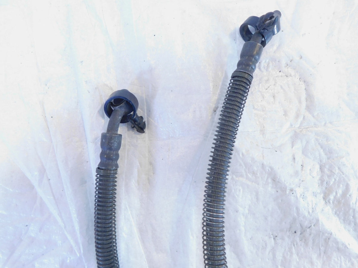 90-92 Kawasaki Ninja ZX-11 ZX1100 Front Wheel Brake Hose Pipe Lines w/ Splitter - C3 Cycle