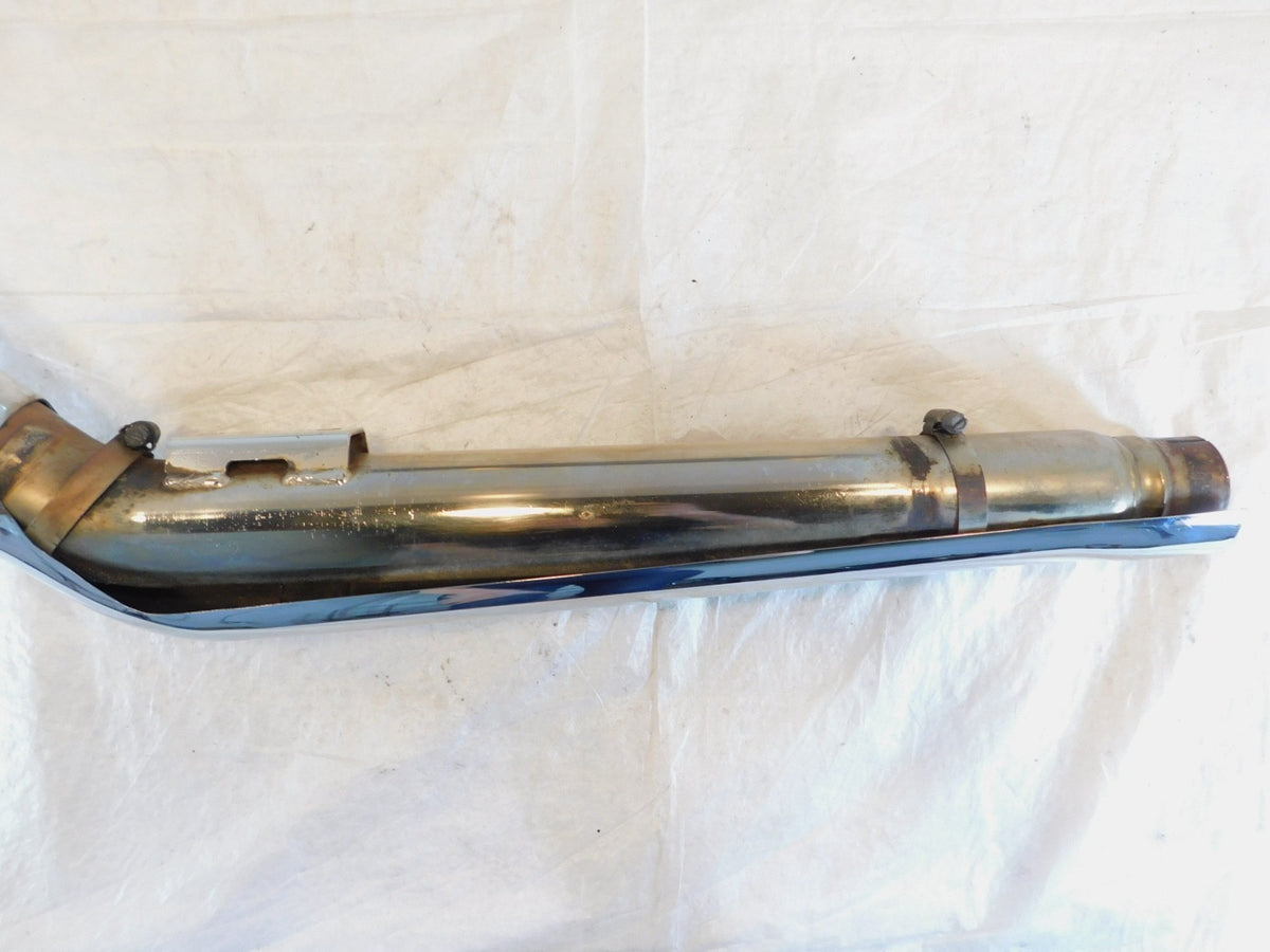 Harley Road King & Electra Glide Cobra 2 into 1 Slip On Exhaust Pipe Mufflers - C3 Cycle
