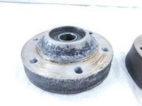1976 76 Moto Guzzi Convert I V1000 Front/Rear Wheel Brake Rotor Hub Flanges - C3 Cycle