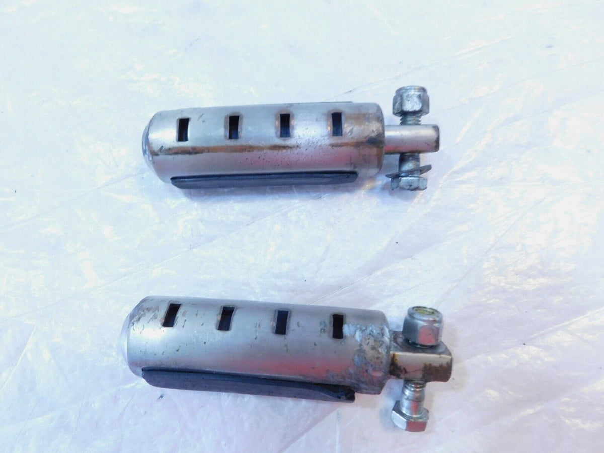 Harley Touring Dyna Sportster & Softail ISO Chrome & Rubber Footpeg Footrests