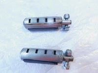 Harley Touring Dyna Sportster & Softail ISO Chrome & Rubber Footpeg Footrests