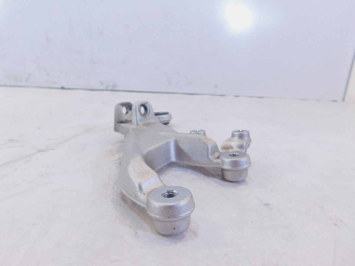 2014-2016 BMW S1000-RR S1000RR Silver Rear Right Footrest Foot Peg Mount Bracket - C3 Cycle