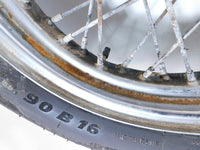 Harley Dyna Softail Sportster 883 1200 Chrome Laced Rear Wheel Rim & Tire -Rust - C3 Cycle