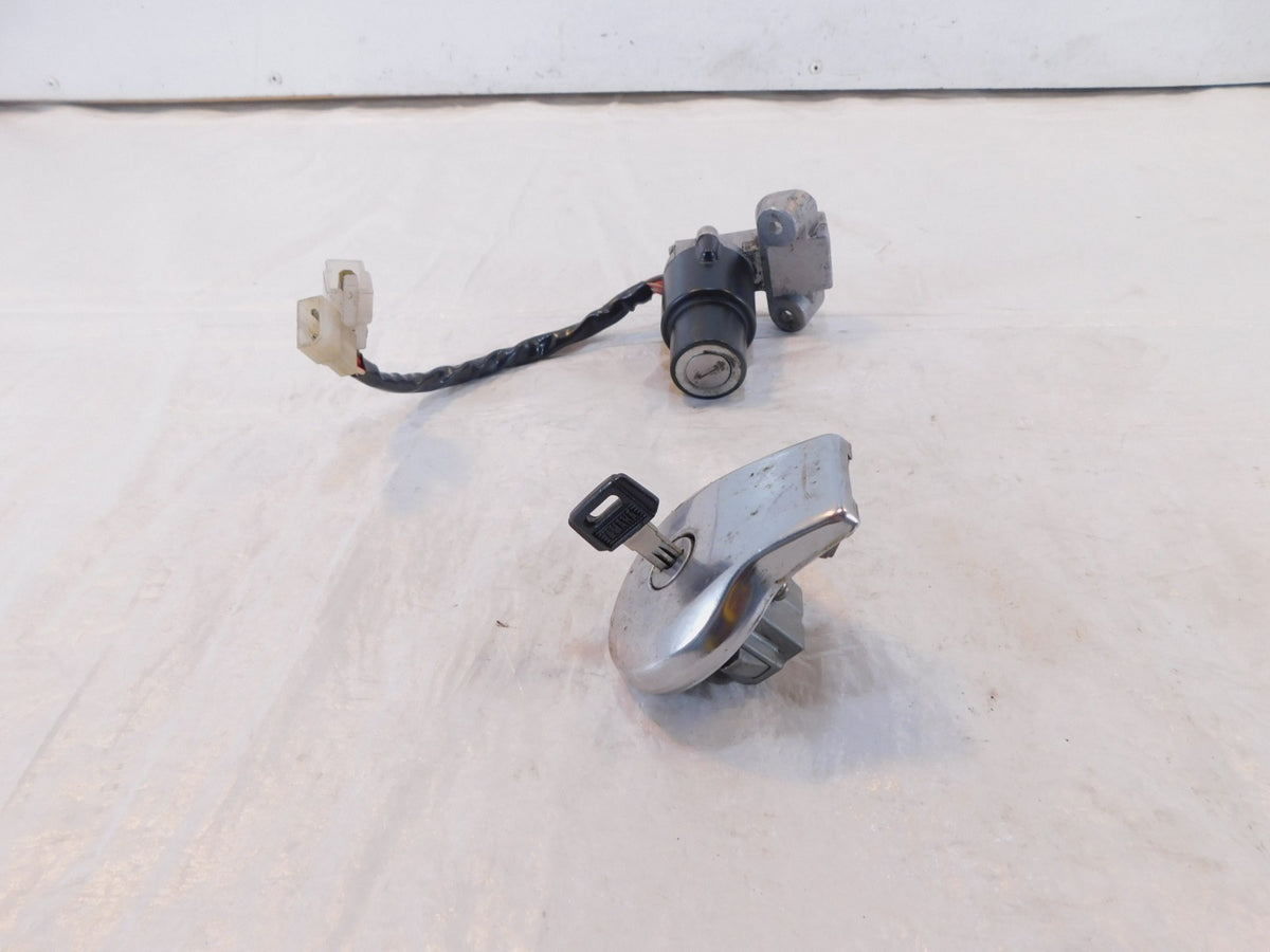 Yamaha XJ750 Maxim 750 Gas Petrol Fuel Cap & Ignition Switch Lock Set w/ Key - C3 Cycle