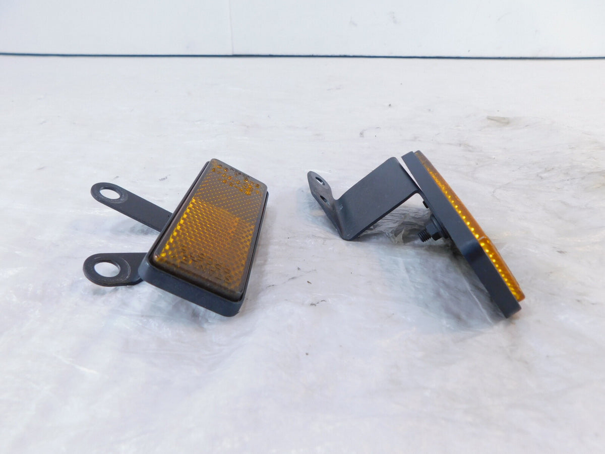 1997-2000 Honda CBR1100XX Blackbird 1100 Left/Right Amber Reflectors & Mounts - C3 Cycle