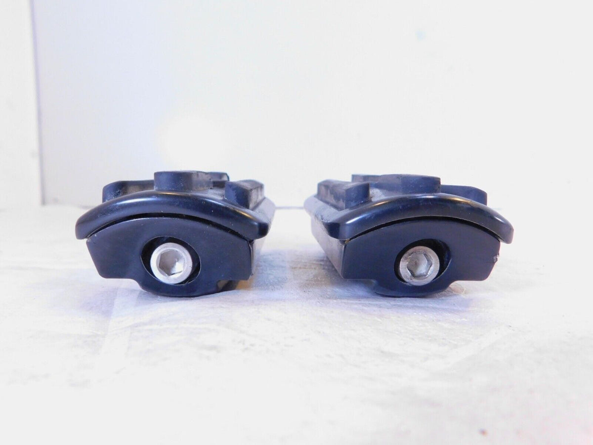 Harley Touring FXR Dyna Sportster & Softail Metal & Rubber Footpegs Footrests - C3 Cycle