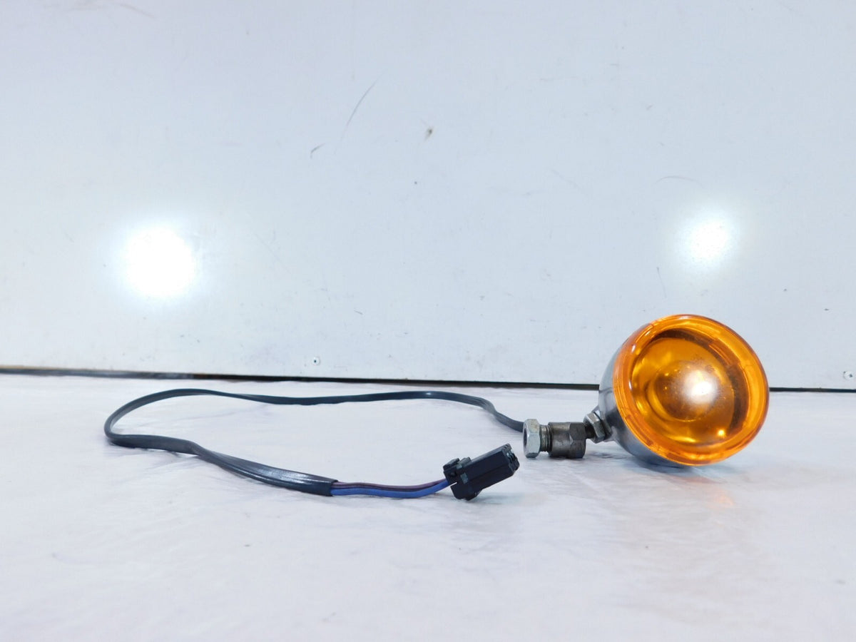 Harley Davidson Sportster Softail Dyna V-Rod Chrome Front Turn Signal Indicator - C3 Cycle