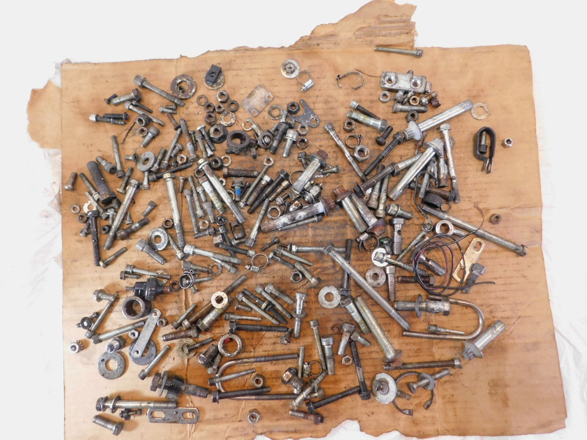 1988 Harley Davidson Sportster 883 1200 Hardware Nut Bolt Brackets Parts Box Lot - C3 Cycle