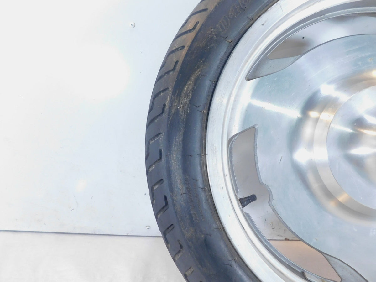 Honda Shadow 1100 VT1100 VT1100C VT1100C2 Sabre Silver Front Wheel Rim - Bent - C3 Cycle