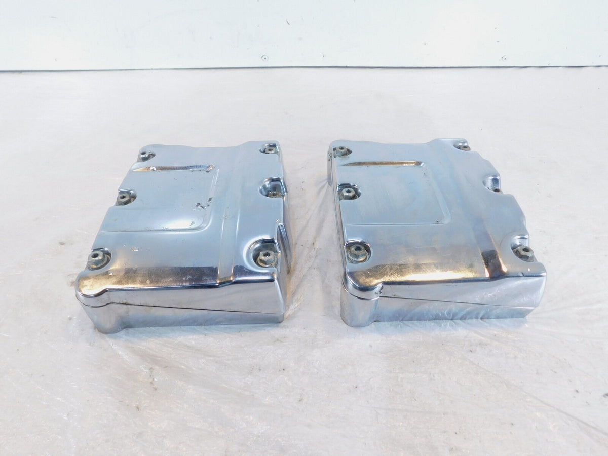 Harley Davidson Touring Dyna & Softail Chrome Cylinder Head Rocker Boxes