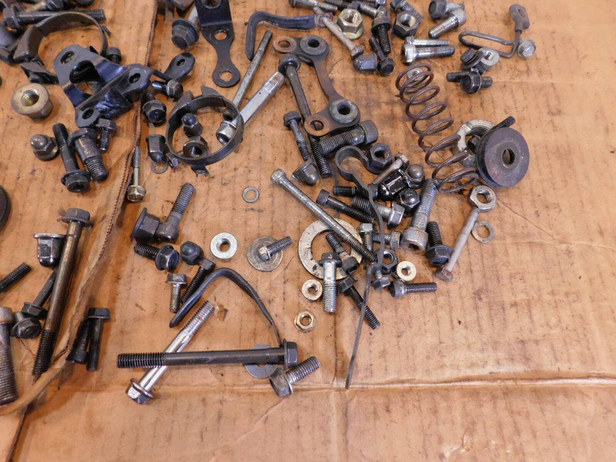 1984 Honda CB650 CB650SC Nighthawk 650 Misc Nuts Bolts & Brackets Parts Box Lot - C3 Cycle