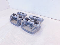 2012-2013 Harley Davidson FXS Softail Blackline Silver Cylinder Heads w/ Valves - C3 Cycle