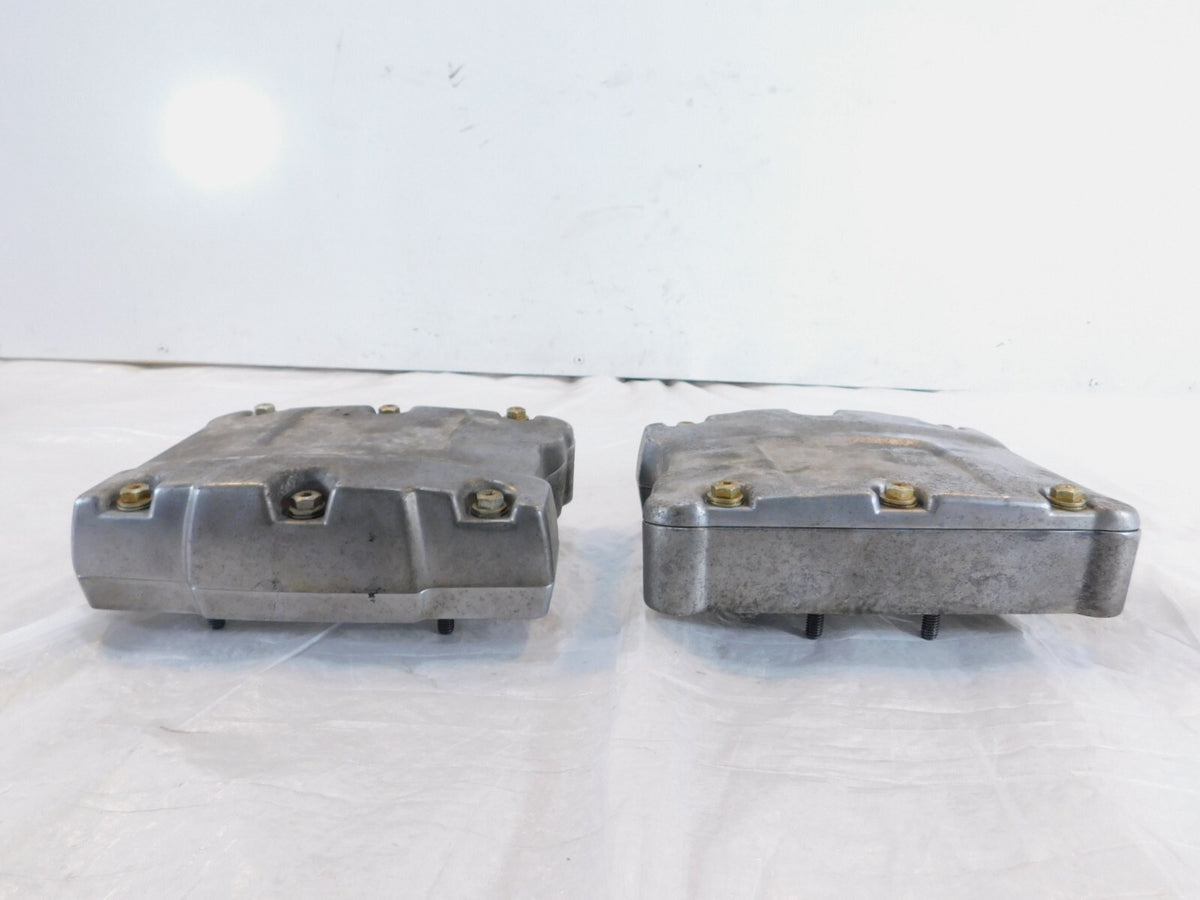 Harley Polished Twin Cam Touring Dyna Softail Cylinder Head Rocker Boxes & Arms - C3 Cycle