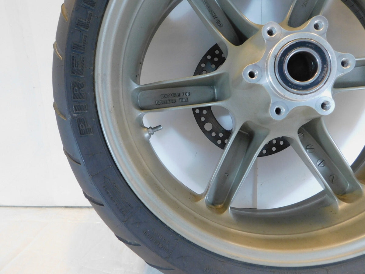 2007-2009 Buell XB XB12 XB12X Ulysses Cast 6 Spoke Rear Wheel Rim Tire & Rotor - C3 Cycle